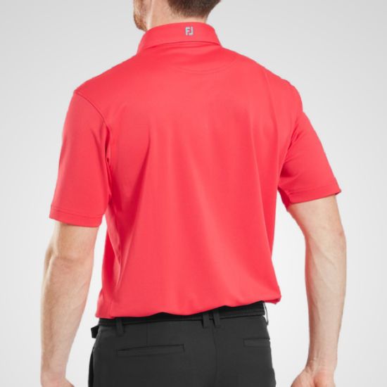 Picture of FootJoy Men's Stretch Pique Solid Golf Polo Shirt