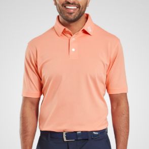 Picture of FootJoy Men's Stretch Pique Solid Golf Polo Shirt