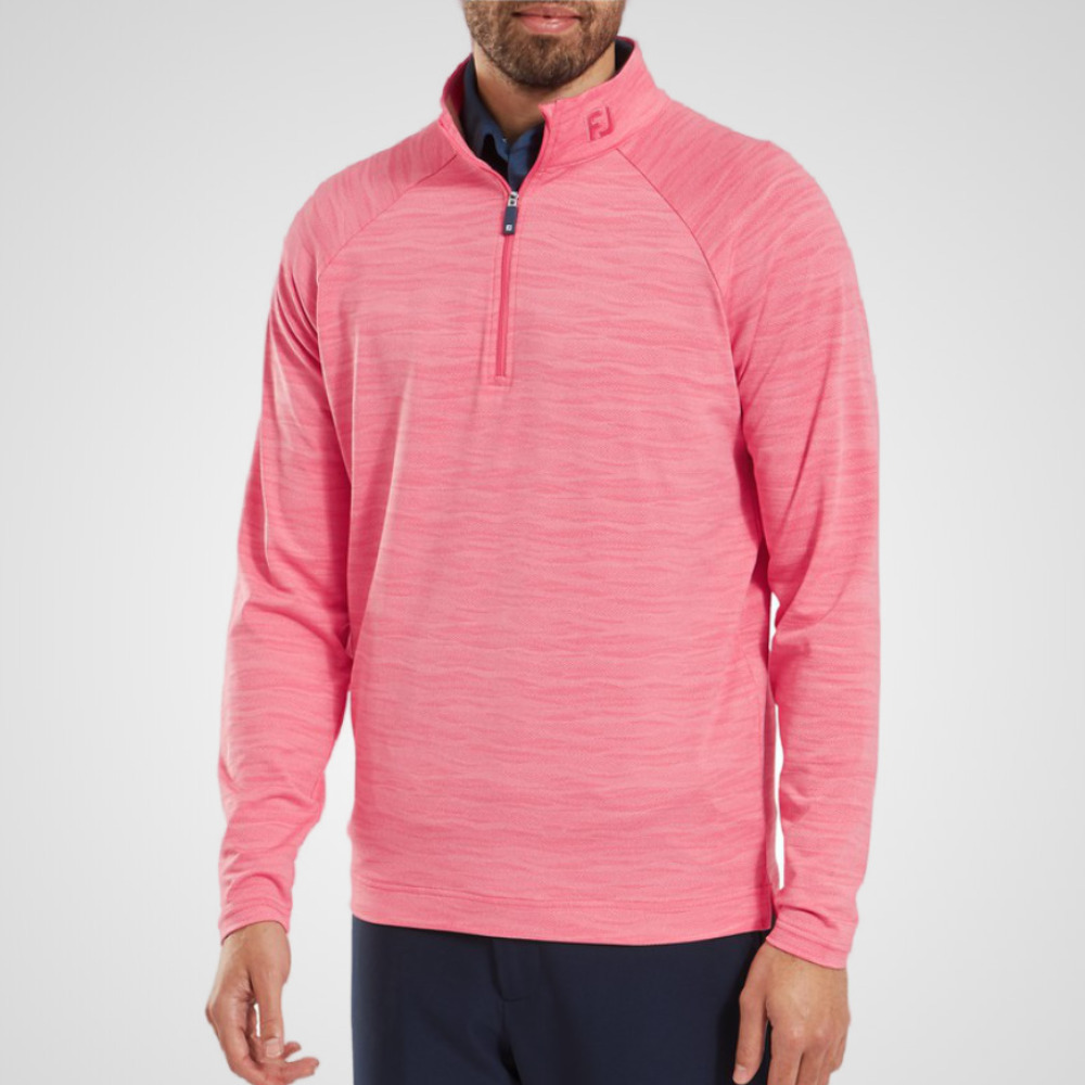 FootJoy Men's Wave Jacquard Chill-Out Golf Midlayer