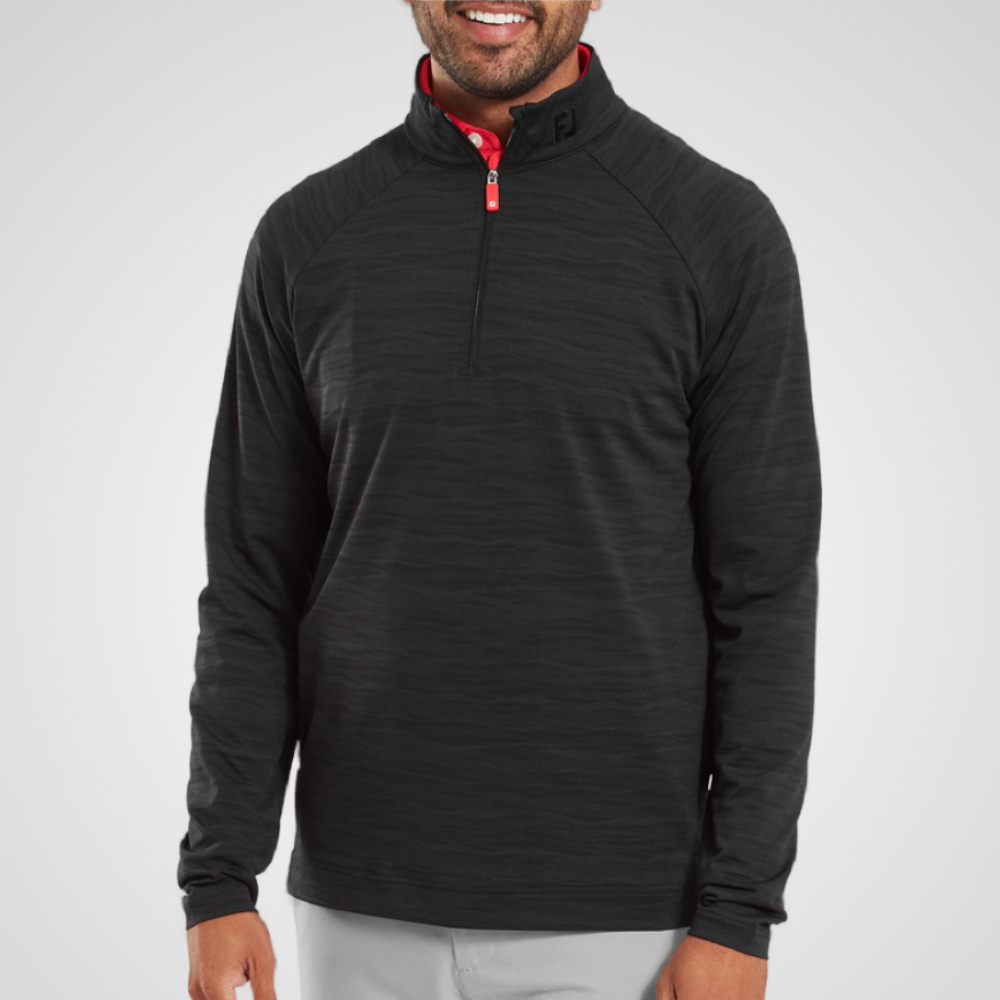 FootJoy Men's Wave Jacquard Chill-Out Golf Midlayer