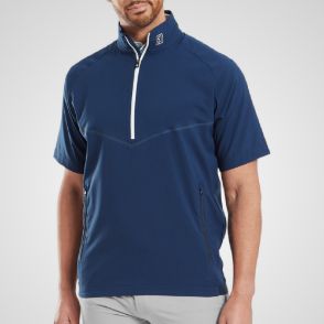 Picture of FootJoy Men's Zephyr Short Sleeve Windshirt Golf Midlayer