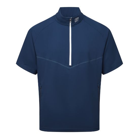 Picture of FootJoy Men's Zephyr Short Sleeve Windshirt Golf Midlayer