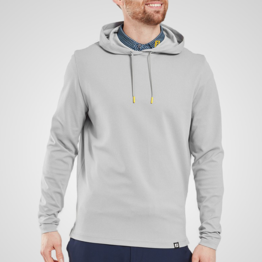 FootJoy Men's Ottoman Jacquard Golf Hoodie