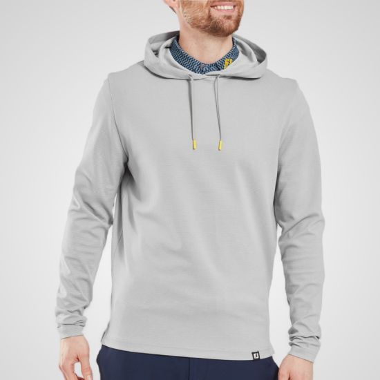 Picture of FootJoy Men's Ottoman Jacquard Golf Hoodie