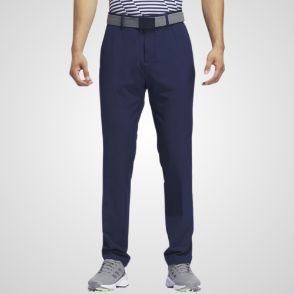 Model wearing adidas Men's Ultimate 365 Tapered Collegiate Navy Golf Pants Front View