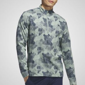 Picture of adidas Men's Go-To Print 1/4 Zip Golf Midlayer