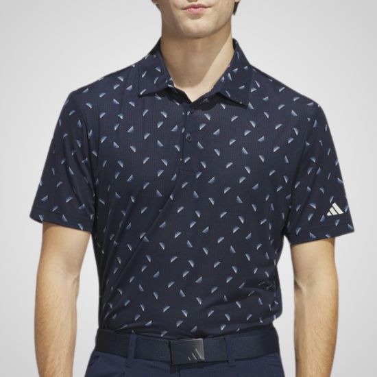 Picture of adidas Men's Ultimate Pattern Mesh Golf Polo Shirt