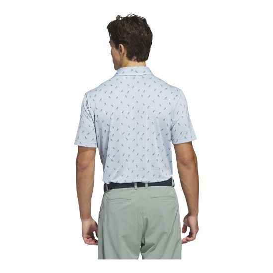 Picture of adidas Men's Ultimate Pattern Mesh Golf Polo Shirt