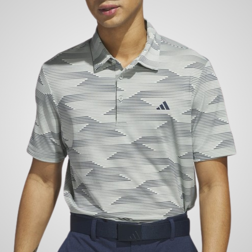 adidas Men's Ultimate Speed Stripe Golf Polo Shirt