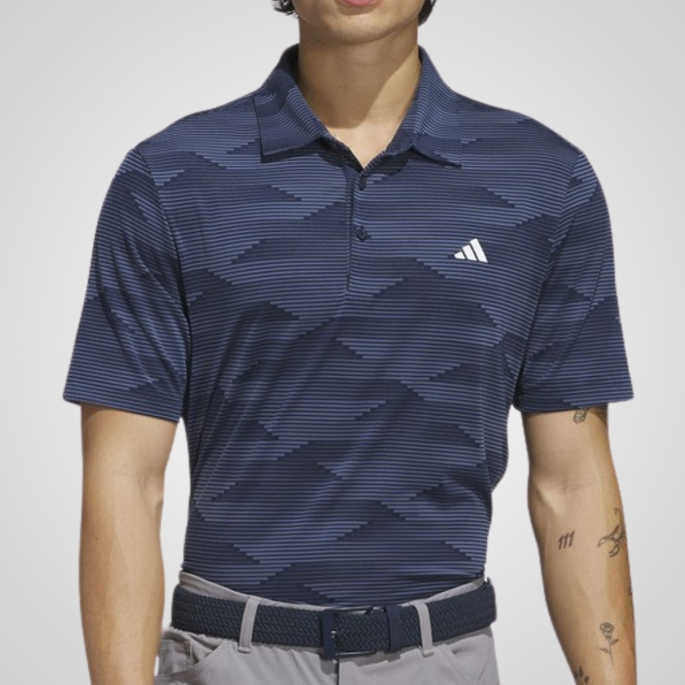 adidas Men's Ultimate Speed Stripe Golf Polo Shirt