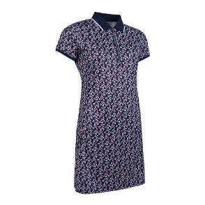 Picture of Glenmuir Ladies Victoria Zip Collar Print Golf Dress