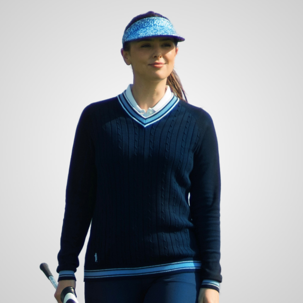 Glenmuir Ladies Connie V-Neck Golf Sweater