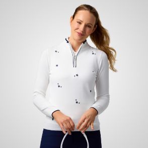 Picture of Glenmuir Ladies Lily Zip Neck Golf Sweater