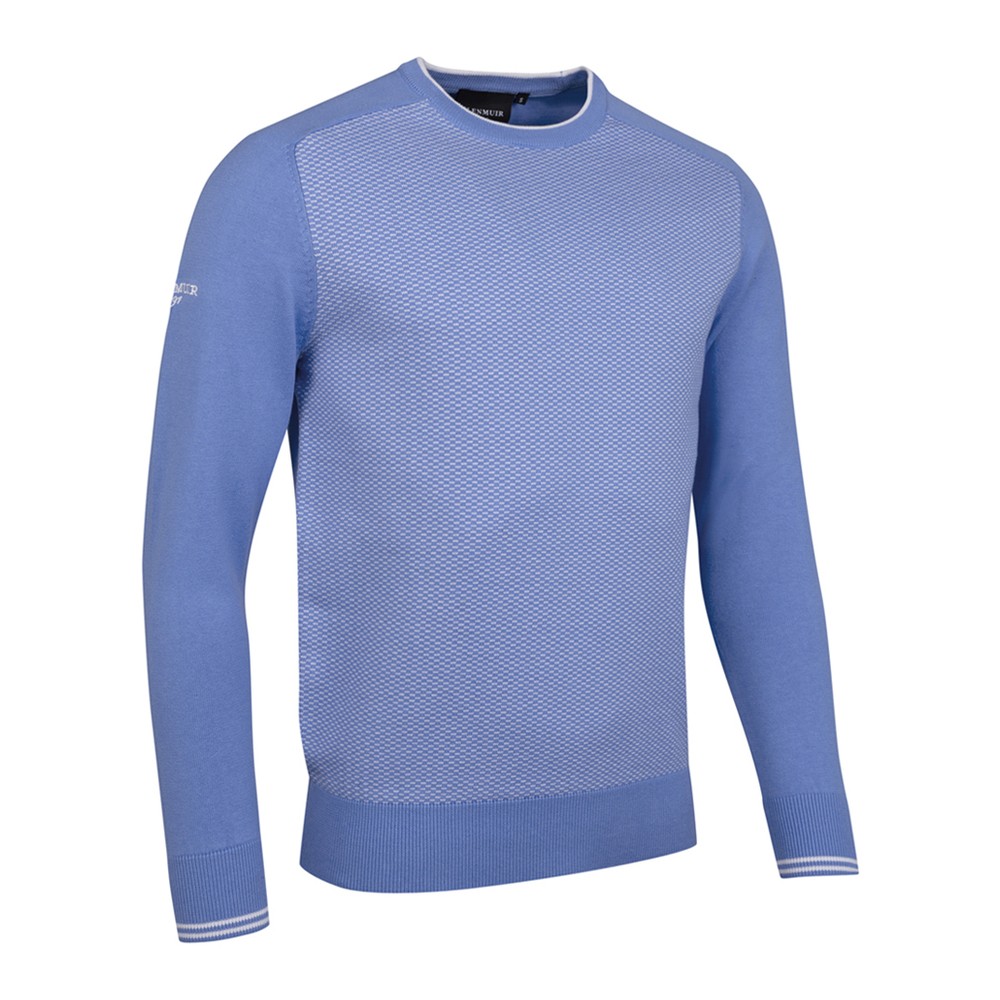 Glenmuir Men's Dalry Crew Neck Golf Sweater