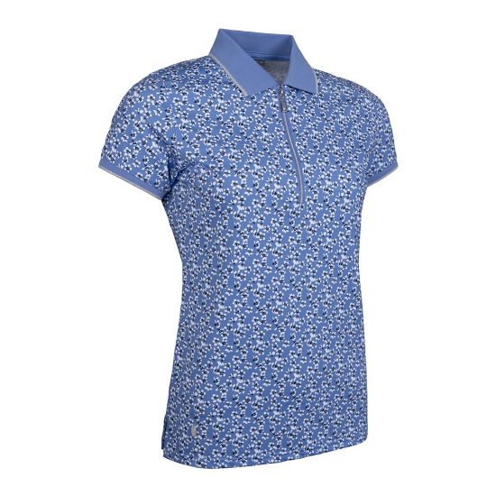 Picture of Glenmuir Ladies Amelia Printed Pattern Golf Polo Shirt