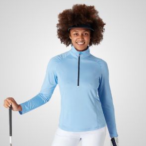 Picture of Swing Out Sister Ladies Celeste 1/4 Zip Golf Midlayer